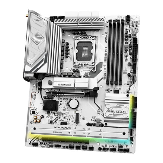 ASRock B860 Steel Legend WiFi DDR5 PCIe 5.0 ATX Motherboard : image 3