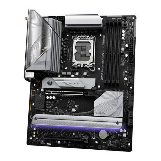 ASRock B860 LiveMixer WiFi DDR5 PCIe 5.0 ATX Motherboard : image 3