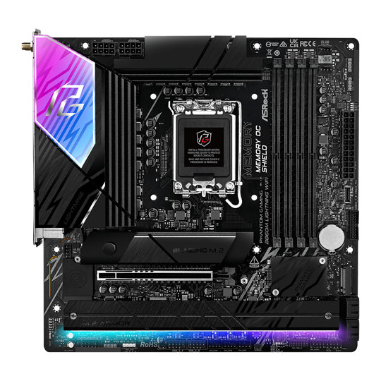 ASRock B860M Lightning WiFi DDR5 PCIe 5.0 Micro-ATX Motherboard