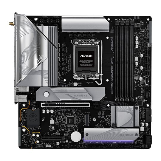 ASRock B860M LiveMixer WiFi DDR5 PCIe 5.0 ATX Motherboard