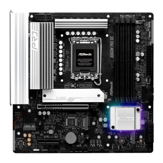 ASRock B860M Pro RS DDR5 PCIe 5.0 Micro-ATX Motherboard