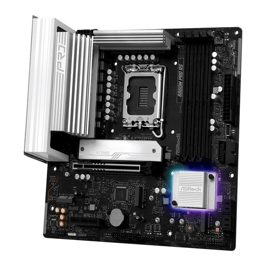 ASRock B860M Pro RS DDR5 PCIe 5.0 Micro-ATX Motherboard : image 3