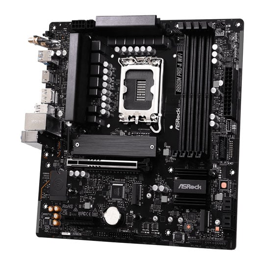 ASRock B860M Pro-A WiFi DDR5 PCIe 5.0 Micro-ATX Motherboard : image 3