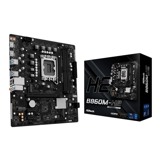 ASRock B860M-H2 DDR5 PCIe 4.0 Micro-ATX Motherboard