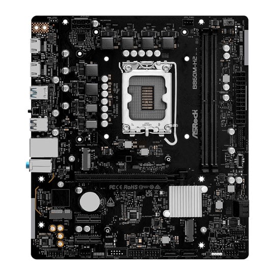 ASRock B860M-H2 DDR5 PCIe 4.0 Micro-ATX Motherboard