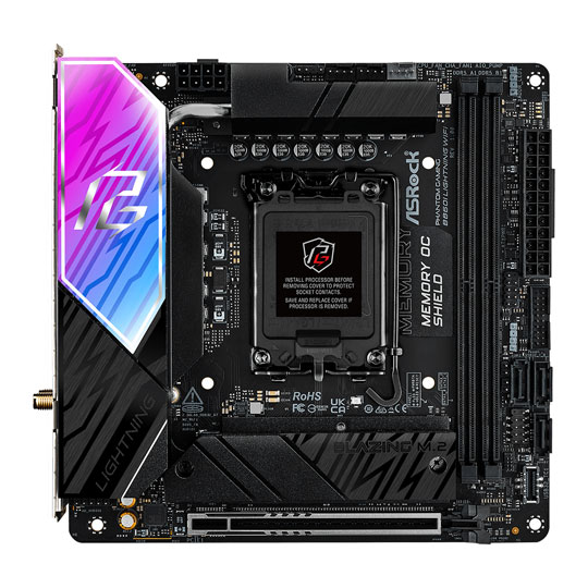 ASRock B860I Lightning WiFi DDR5 PCIe 5.0 Mini-ITX Motherboard