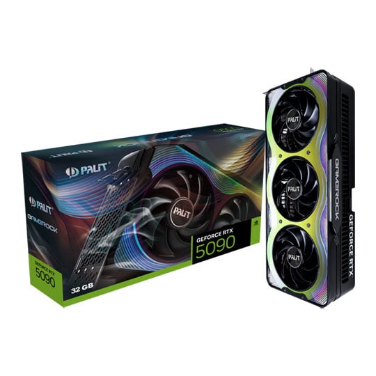 PALIT NVIDIA GeForce RTX 5090 32GB GAMEROCK Blackwell Graphics Card