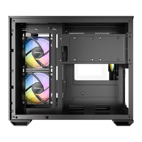 Open Box Antec CX600M Trio ARGB micro-ATX Mini Tower Tempered Glass Black PC Gaming Case : image 2