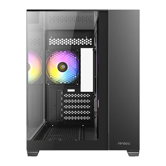 Open Box Antec CX600M Trio ARGB micro-ATX Mini Tower Tempered Glass Black PC Gaming Case : image 3