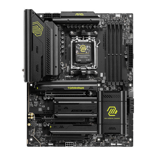 Refurbished MSI MAG X870 Tomahawk WiFi AM5 DDR5 PCIe 5.0 ATX Motherboard