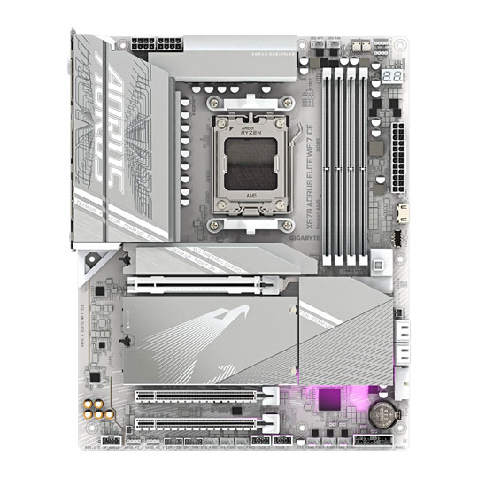 Refurbished Gigabyte AMD X870 AORUS ELITE WiFi7 ICE ATX Motherboard : image 2