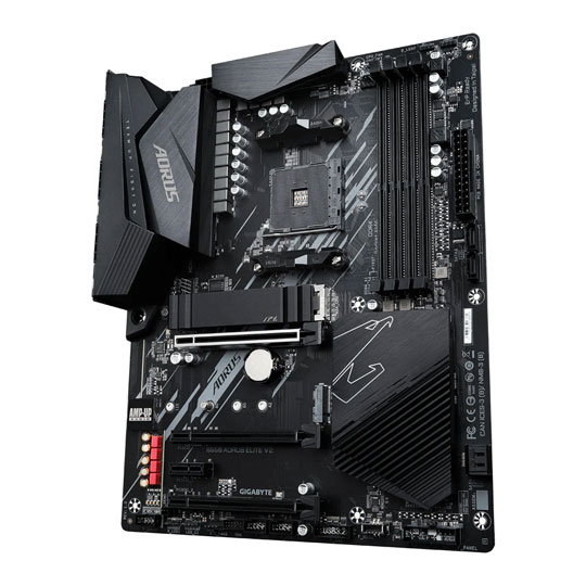 Refurbished Gigabyte AMD Ryzen B550 AORUS ELITE V2 AM4 PCIe 4.0 ATX Motherboard : image 3