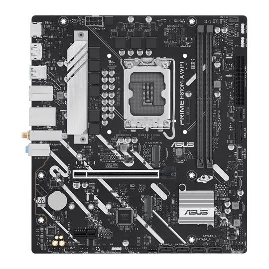 ASUS PRIME Intel H810M-A WIFI MicroATX Motherboard : image 2
