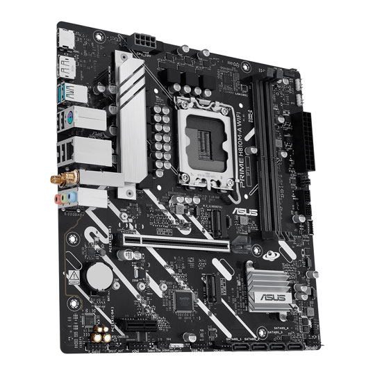 ASUS PRIME Intel H810M-A WIFI MicroATX Motherboard : image 3