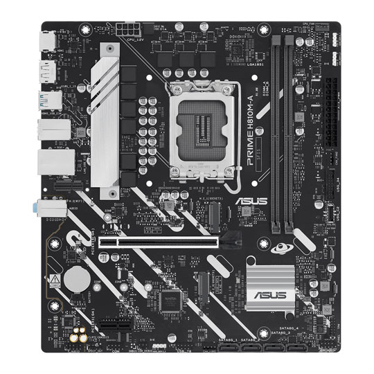 ASUS PRIME Intel H810M-A-CSM MicroATX Motherboard : image 2