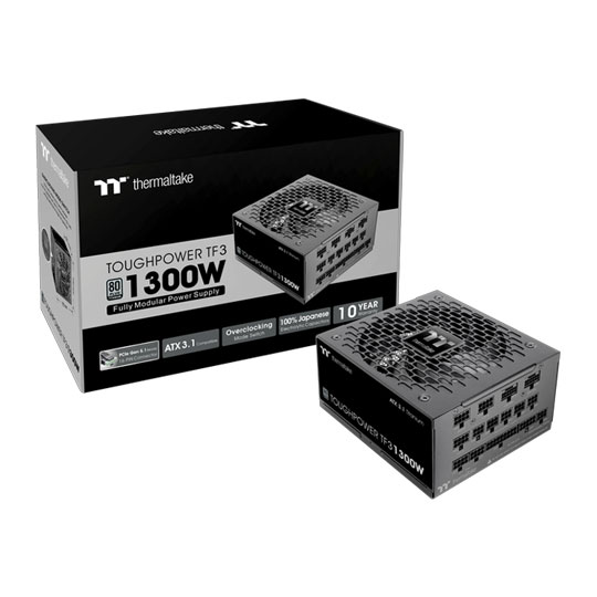 Thermaltake Toughpower TF3 1300W Watt Fully Modular 80+ Titanium ATX 3.1 Power Supply