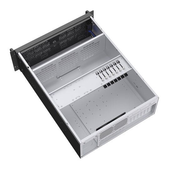 CodeGen 4U Rackmount 600mm Deep With USB Type-C and 2 x 80mm PWM HDB Black Fans Included : image 2