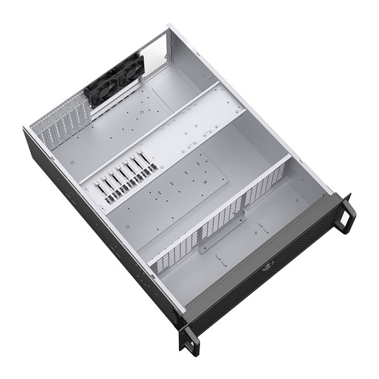 CodeGen 4U Rackmount 600mm Deep With USB Type-C and 2 x 80mm PWM HDB Black Fans Included : image 3