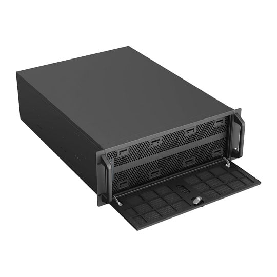 CodeGen 4U Rackmount 600mm Deep With USB Type-C and 2 x 80mm PWM HDB Black Fans Included : image 4