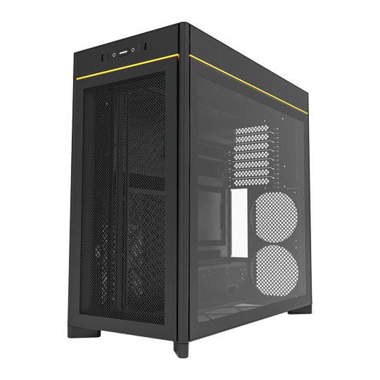 Montech HS01 Black Reversible Mid Tower PC Case