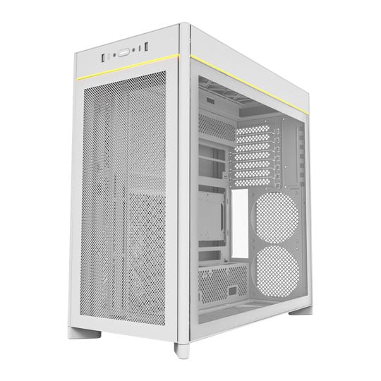 Montech HS01 White Reversible Mid Tower PC Case