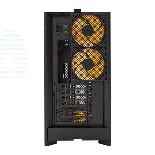 Montech HS01 PRO Black Reversible Mid Tower PC Case : image 4