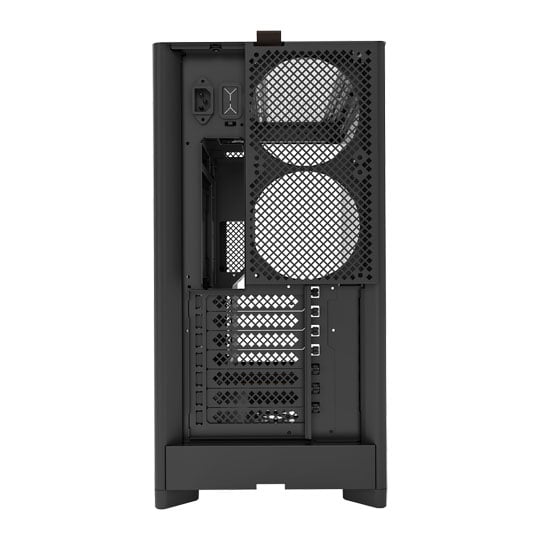 Montech HS02 Black Reversible Mid Tower PC Case : image 4