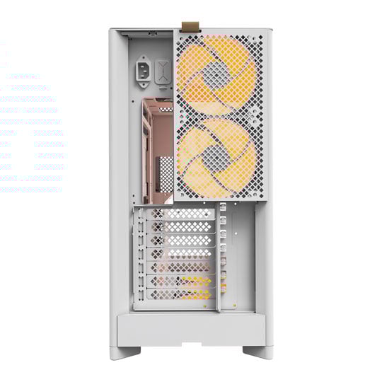 Montech HS02 PRO White Reversible Mid Tower PC Case : image 4