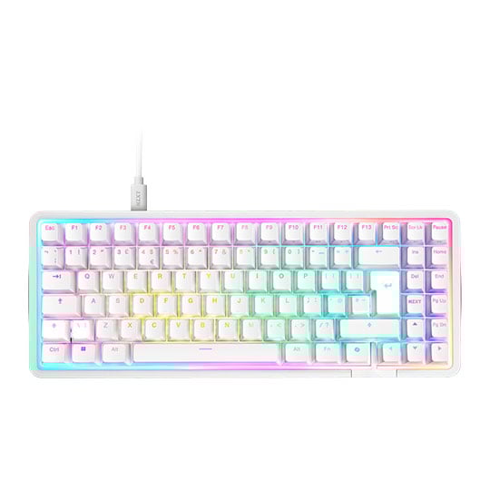 NZXT Function Elite MiniTKL Magnetic Switches Wired RGB Gaming Keyboard White