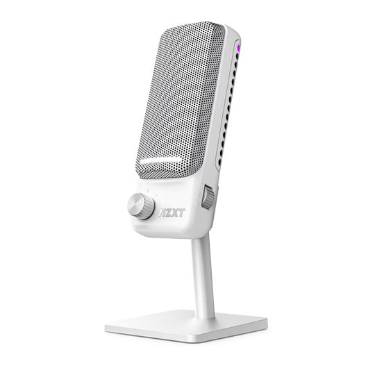 NZXT Capsule Elite Cardioid USB Gaming / Streaming Microphone - White : image 1