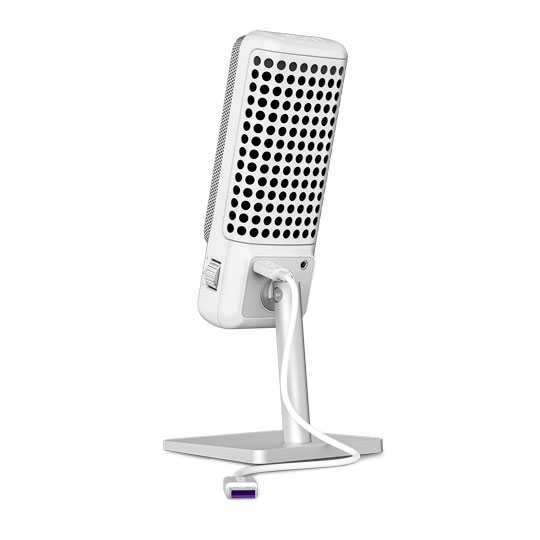 NZXT Capsule Elite Cardioid USB Gaming / Streaming Microphone - White : image 4