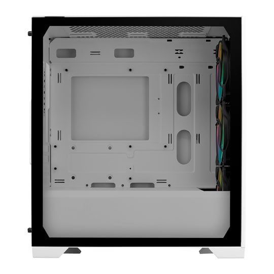 Cooler Master Elite 301 MicroATX Tempered Glass White PC Gaming Case