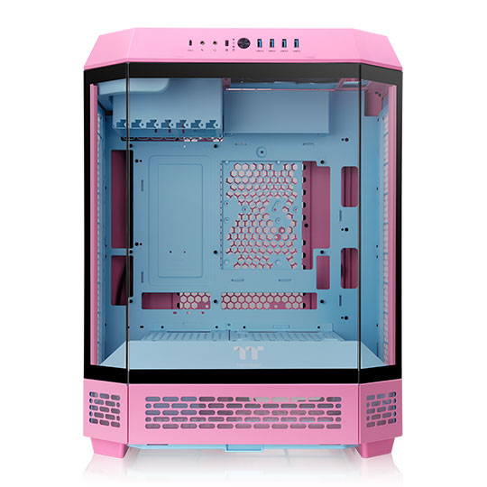 Thermaltake The Tower 600 Bubble Pink Mid Tower Tempered Glass PC Gaming Case : image 2