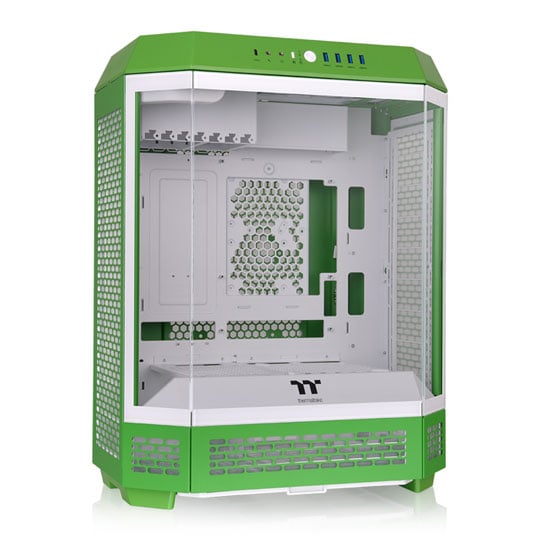 Thermaltake The Tower 600 Light-Year Green Mid Tower Tempered Glass PC Gaming Case