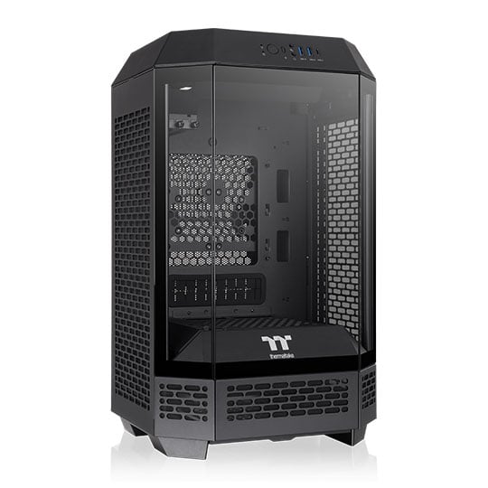 Thermaltake The Tower 250 Black Mini-Tower Tempered Glass mITX PC Gaming Case