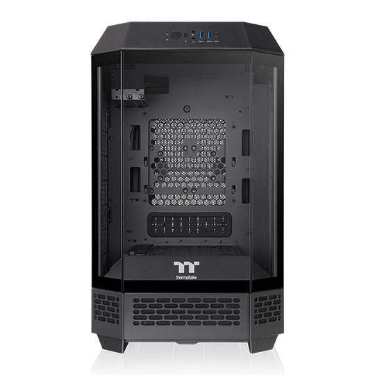 Thermaltake The Tower 250 Black Mini-Tower Tempered Glass mITX PC Gaming Case : image 2