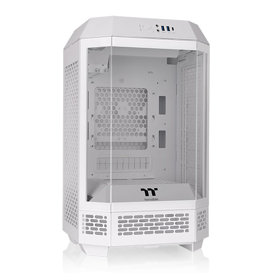 Thermaltake The Tower 250 Snow Mini-Tower Tempered Glass mITX PC Gaming Case