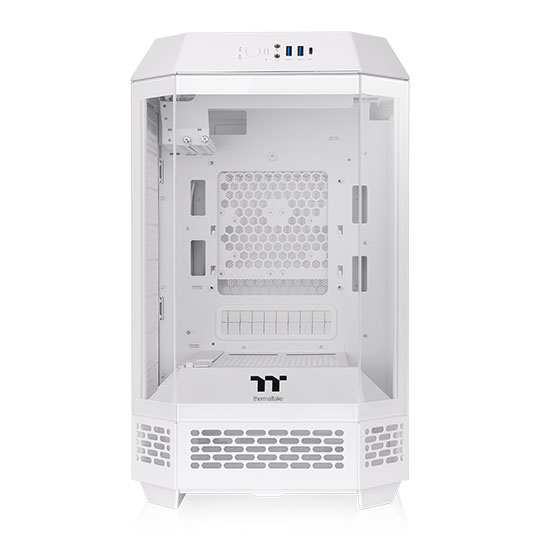 Thermaltake The Tower 250 Snow Mini-Tower Tempered Glass mITX PC Gaming Case : image 2