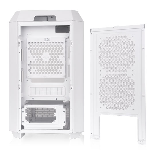 Thermaltake The Tower 250 Snow Mini-Tower Tempered Glass mITX PC Gaming Case : image 4