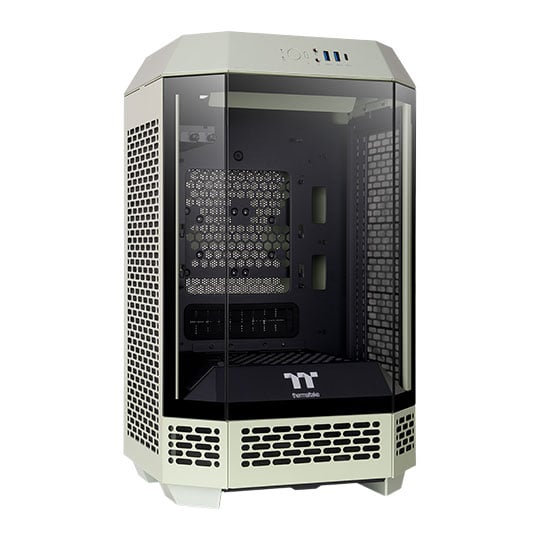 Thermaltake The Tower 250 Matcha Green Mini-Tower Tempered Glass mITX PC Gaming Case