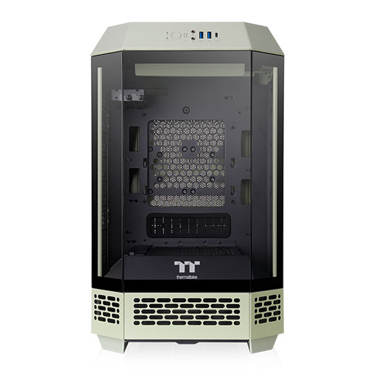 Thermaltake The Tower 250 Matcha Green Mini-Tower Tempered Glass mITX PC Gaming Case : image 2
