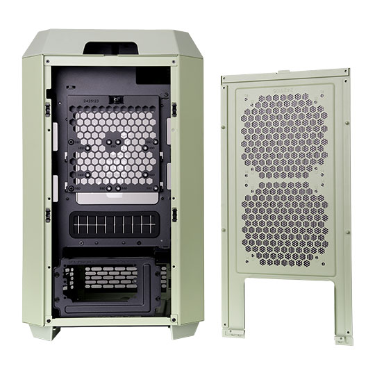 Thermaltake The Tower 250 Matcha Green Mini-Tower Tempered Glass mITX PC Gaming Case : image 4