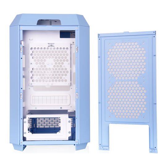 Thermaltake The Tower 250 Hydrangea Blue Mini-Tower Tempered Glass mITX PC Gaming Case : image 4