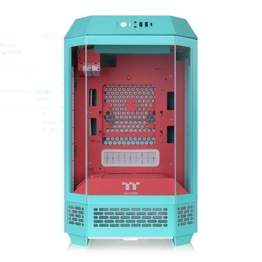 Thermaltake The Tower 250 Mint Strawberry Mini-Tower Tempered Glass mITX PC Gaming Case