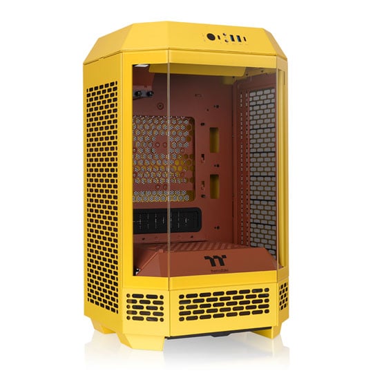 Thermaltake The Tower 250 Butter Caramel Mini-Tower Tempered Glass mITX PC Gaming Case