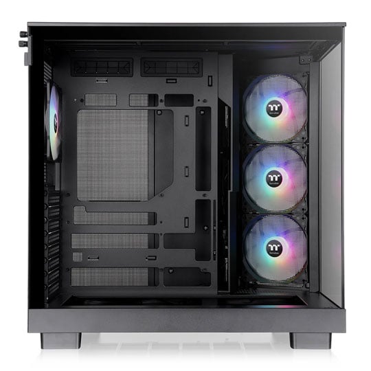 Thermaltake View 380 XL TG ARGB Mid Tower Dual Chamber Tempered Glass Gaming Case Black