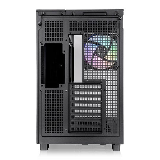 Thermaltake View 380 XL TG ARGB Mid Tower Dual Chamber Tempered Glass Gaming Case Black : image 4