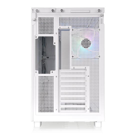 Thermaltake View 380 XL TG ARGB Mid Tower Dual Chamber Tempered Glass Gaming Case Snow : image 4