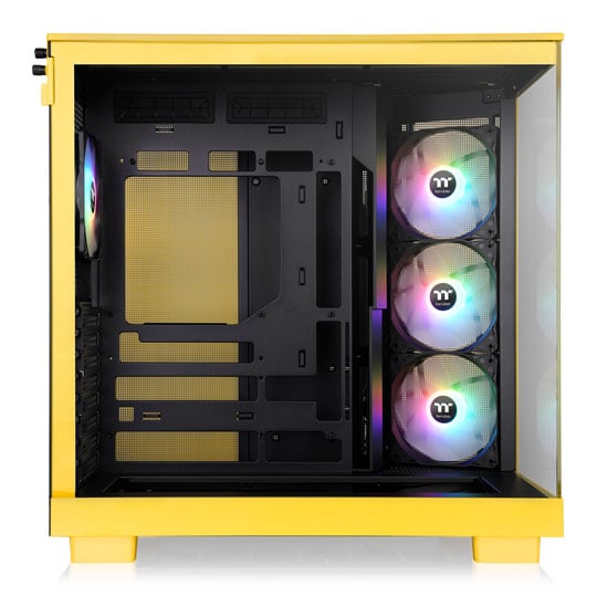 Thermaltake View 380 XL TG ARGB Mid Tower Dual Chamber Tempered Glass Gaming Case Bumblebee