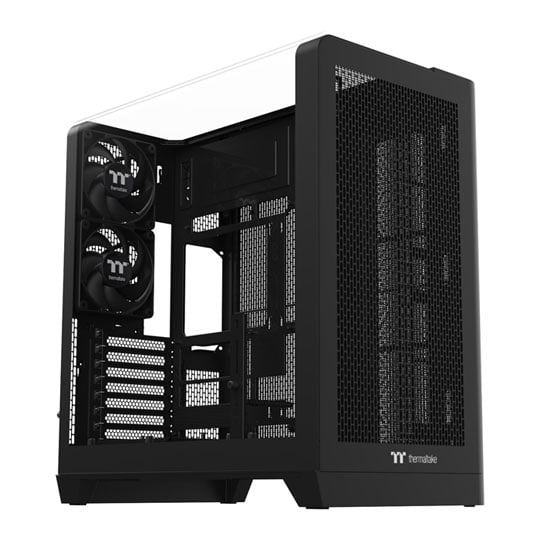 Thermaltake The View 390 Air Black Dual Chamber Mid Tower Tempered Glass PC Gaming Case